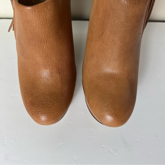 Boutique 9 Women’s Brown Platform Leather Elister Ankle Bootie Size 6 - Picture 5 of 13